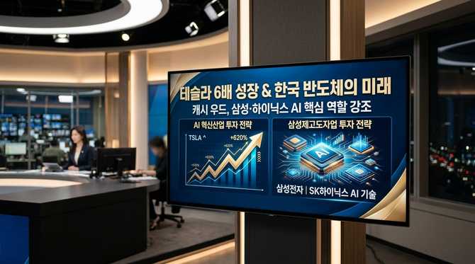 테슬라 4년 내 6배 성장 기대, 캐시 우드가 말하는 한국 반도체와 AI 산업의 미래는?