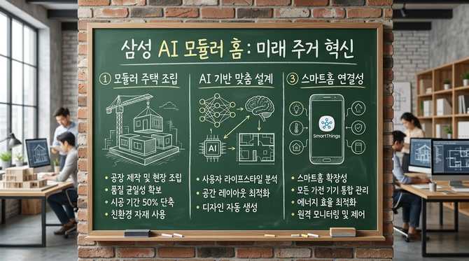삼성 AI 모듈러 홈, 미래 주거 혁신과 스마트홈 확장 가능성은 무엇일까
