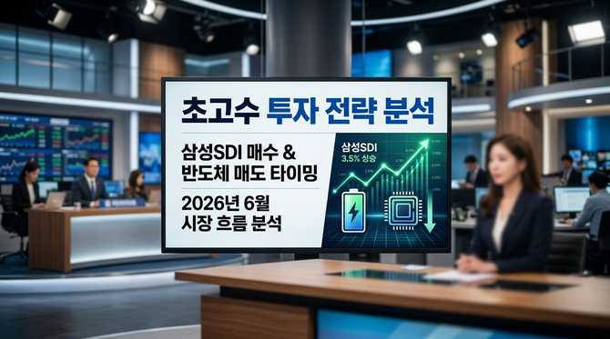 초고수 투자 전략 공개, 삼성SDI와 반도체 주식 매수·매도 타이밍은?