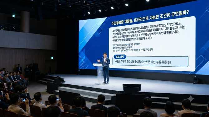 주민등록증 재발급, 온라인으로 가능한 조건은 무엇일까?