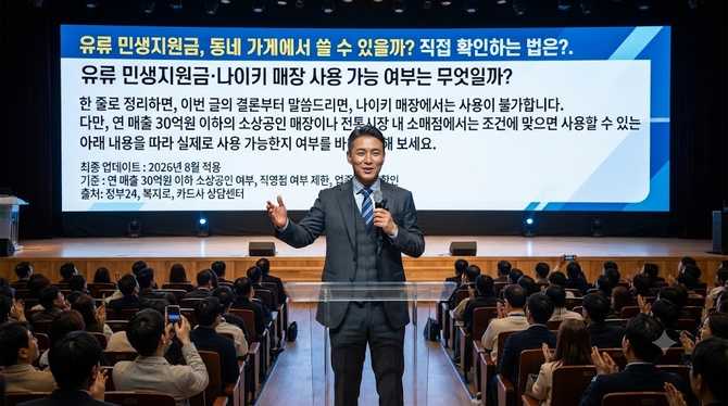 유류 민생지원금, 동네 가게에서 쓸 수 있을까? 직접 확인하는 법은?