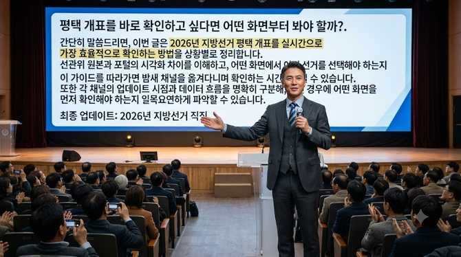 평택 개표를 바로 확인하고 싶다면 어떤 화면부터 봐야 할까?