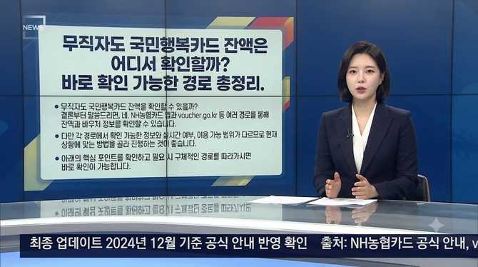 무직자도 국민행복카드 잔액은 어디서 확인할까? 바로 확인 가능한 경로 총정리