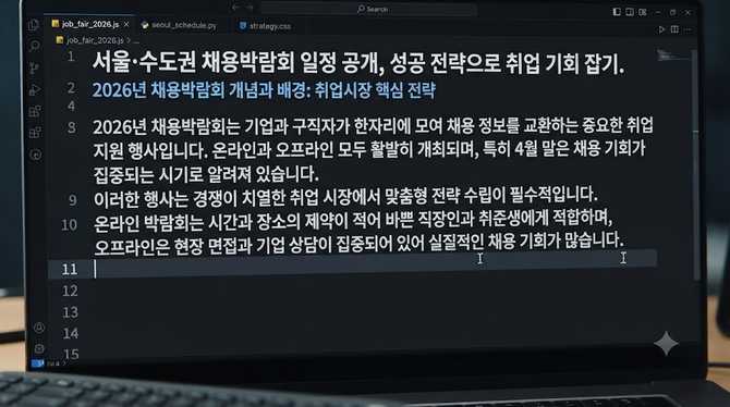 서울·수도권 채용박람회 일정 공개, 성공 전략으로 취업 기회 잡기