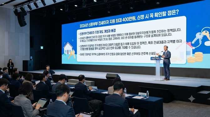 2026년 신혼부부 전세이자 지원 최대 400만원, 신청 시 꼭 확인할 점은?