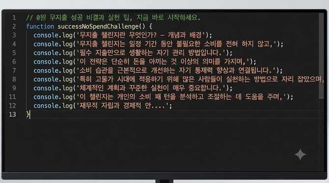 일 무지출 성공 비결과 실천 팁, 지금 바로 시작하세요