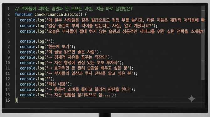 부자들이 피하는 습관과 돈 모으는 비결, 지금 바로 실천법은?