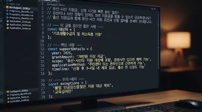 유산·사산 지원금, 신청 시기와 빠른 받는 법은?
