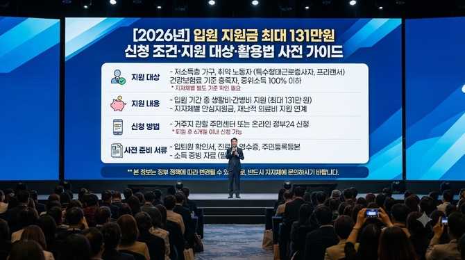 2026년 입원 지원금 최대 131만원, 신청 조건과 활용법을 미리 알아두세요