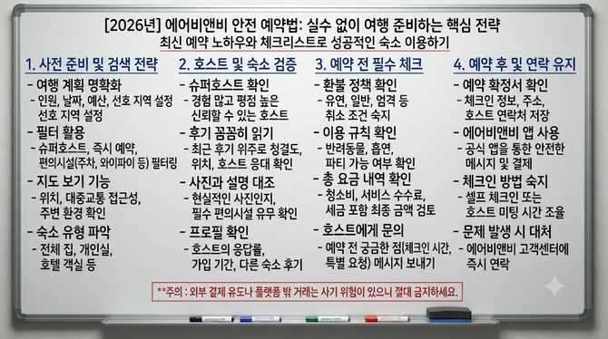 년 에어비앤비 안전 예약법, 실수 없이 여행 준비하는 핵심 전략