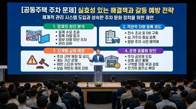 공동주택 주차 문제, 실효성 있는 해결책과 갈등 예방 전략은 무엇일까