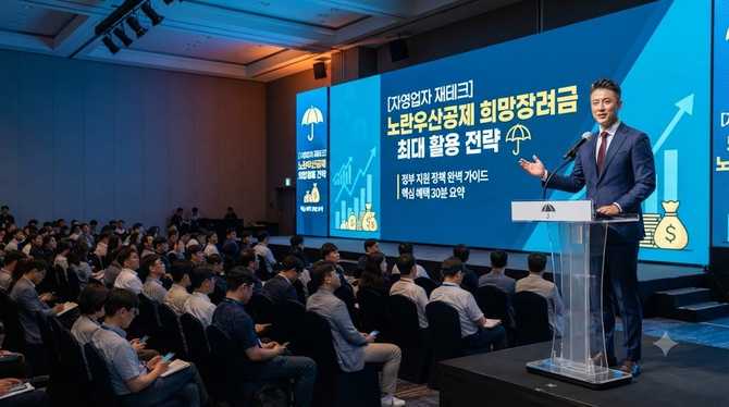 자영업자 재테크 비법, 노란우산공제 희망장려금 최대 활용 전략