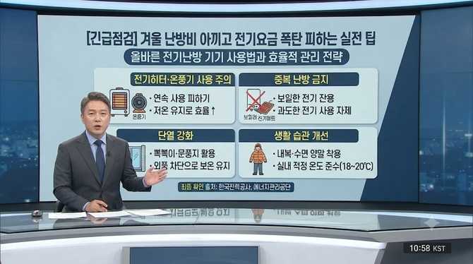 겨울 난방비 아끼는 실전 팁, 전기요금 폭탄 막는 방법은?
