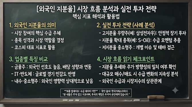 외국인 지분율로 시장 흐름 읽기, 실전 투자 전략은?