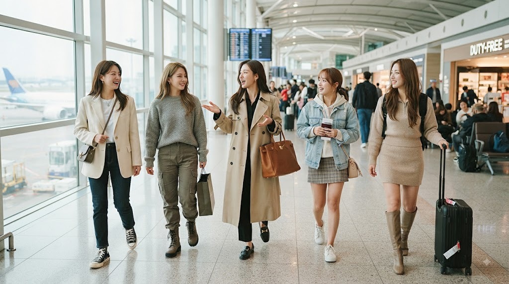 리센느의 공항 스타일, 놓치기 아쉬운 매력 포인트