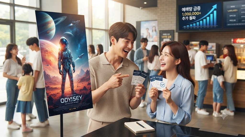 오디세이 예매량 급증, 앞으로의 흥행 흐름은