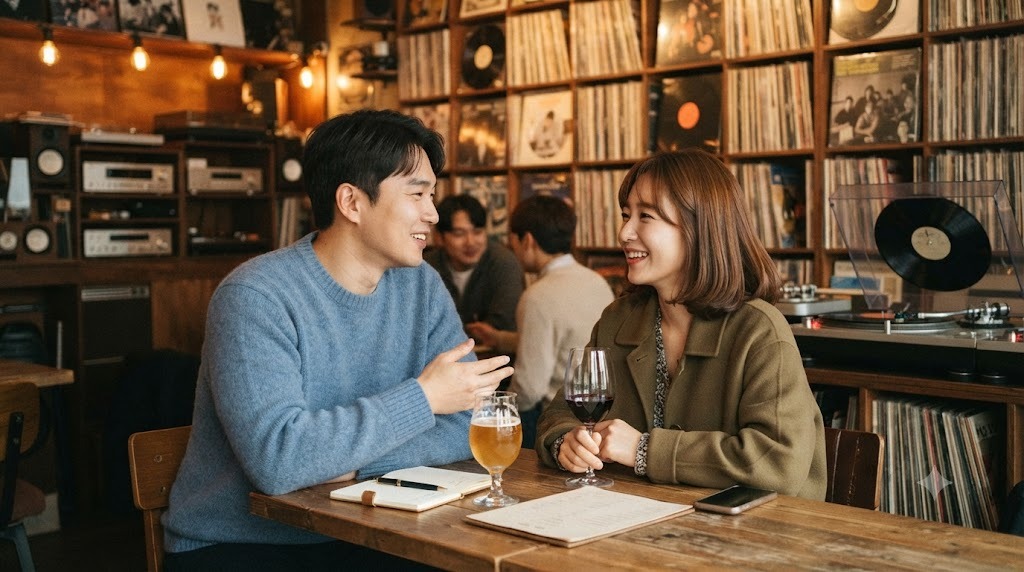 한도곤과 김나영의 LP바 데이트에서 놓치지 말아야 할 순간들