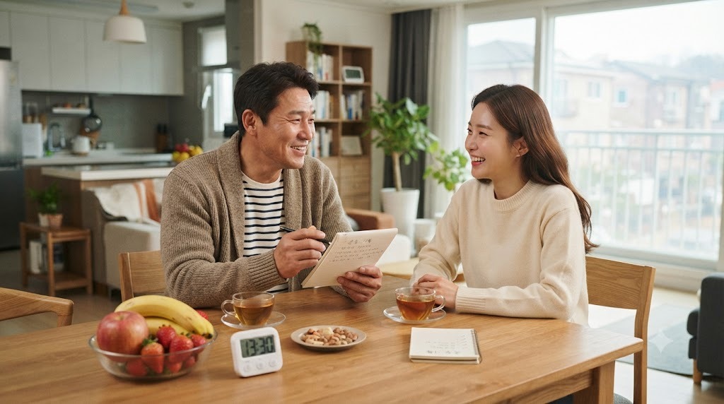 양준혁 박현선 부부의 건강 관리와 대화 속 즐거움