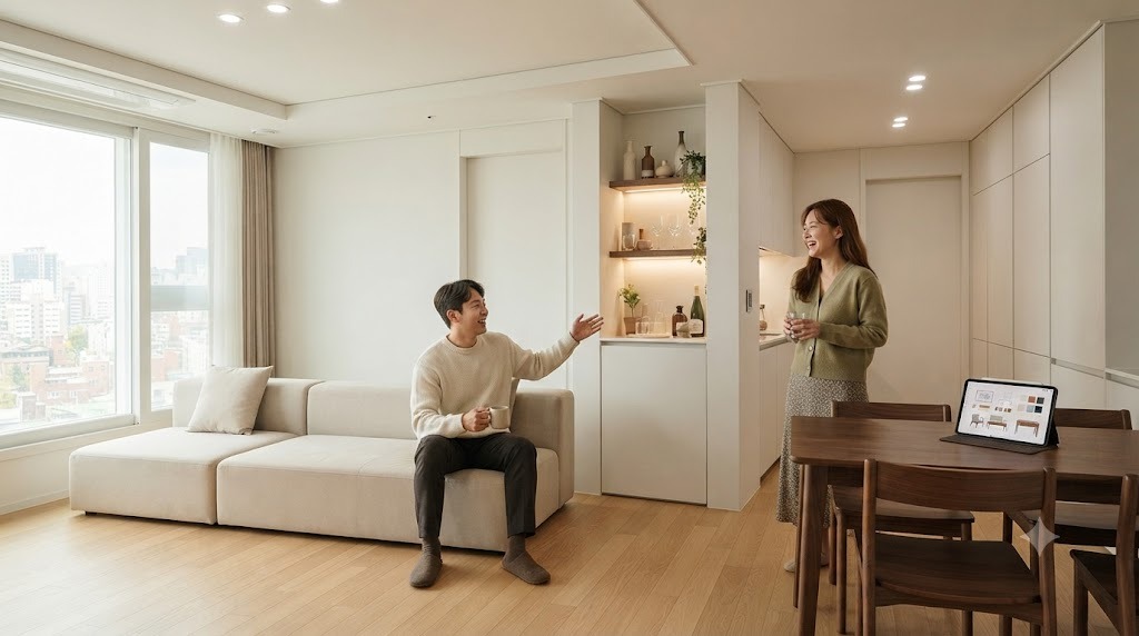 마포서강쌍용예가 32평, 미니멀 인테리어의 매력과 팁!