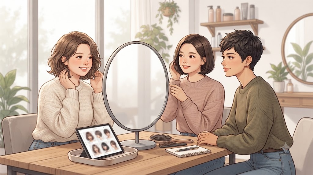 내 얼굴형에 어울리는 숏컷 스타일 찾기: 빅시컷, 보브컷, 픽시컷 추천!