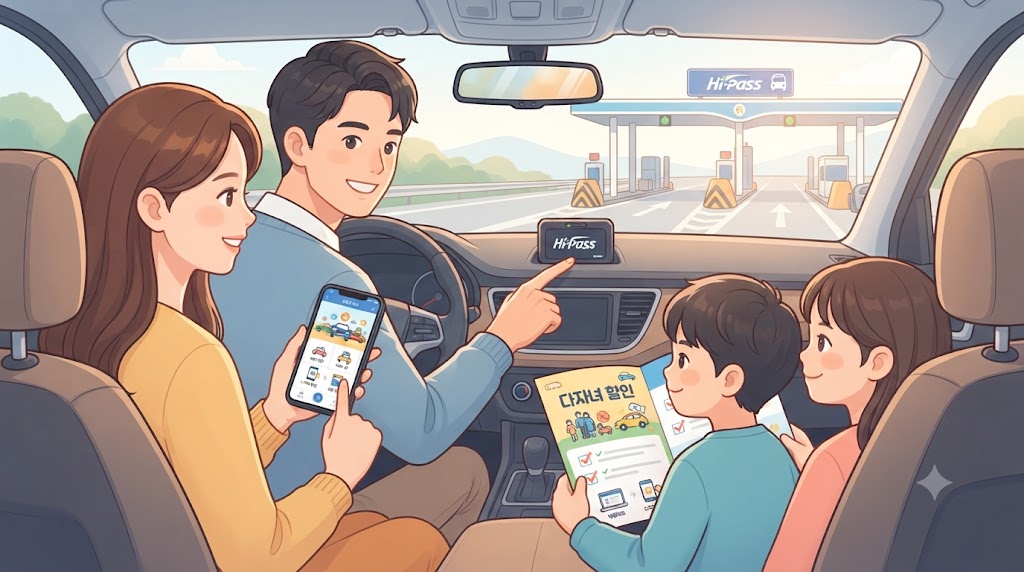 다자녀 통행료 할인, 하이패스 등록 이렇게 쉽게 해요!