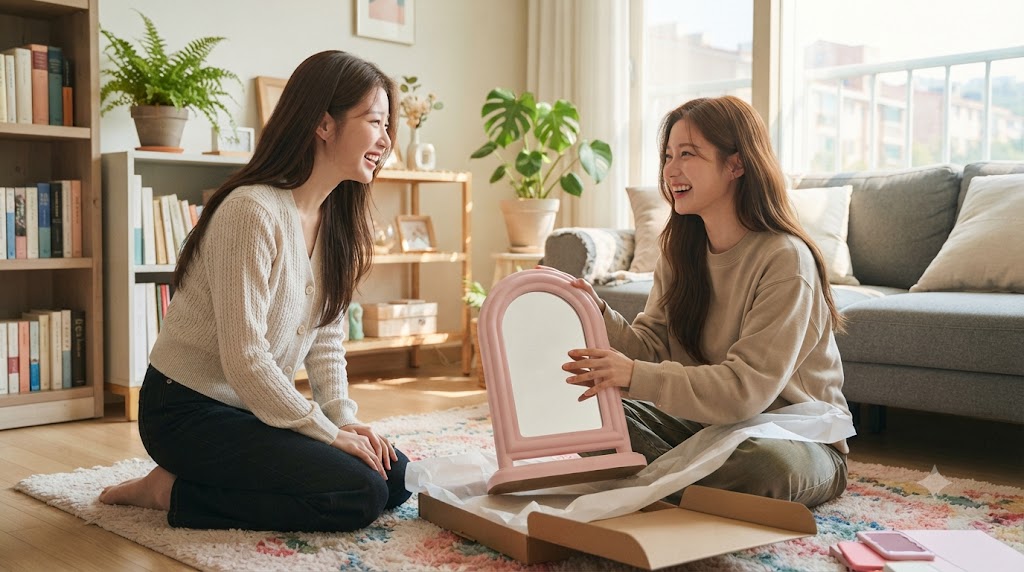 고윤정이 제나에게 선물한 거울의 특별한 의미 살펴보기