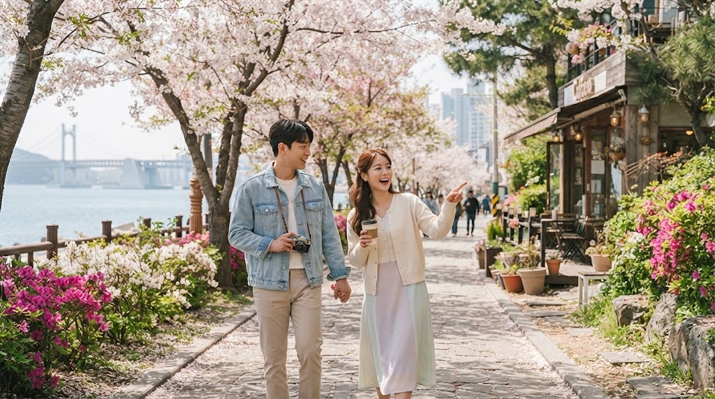 부산 봄철 커플을 위한 특별한 데이트 스폿 소개