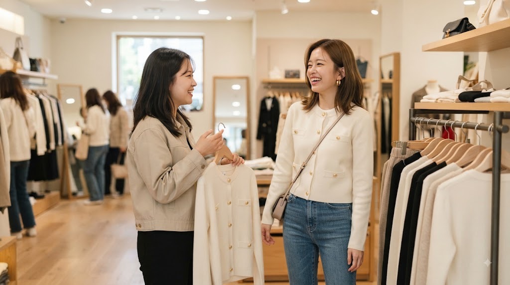 안유진 슬림핏 가디건, 어디서 만나볼까